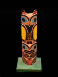 MOSQUITO AND BEAR TOTEM